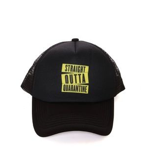 Fashion Nova Straight Outta Quarantine Trucker Hat